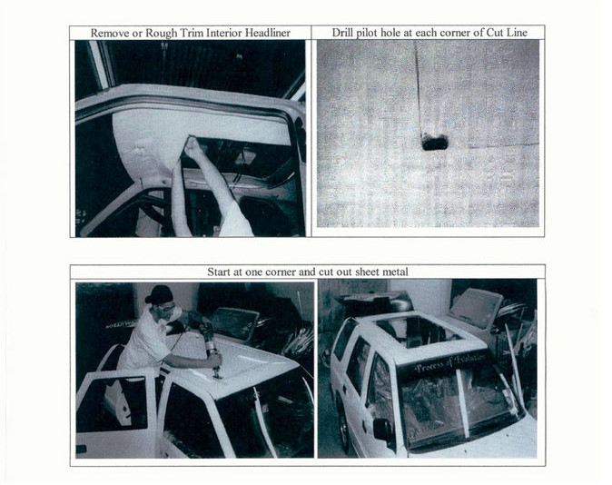 Universal Sliding Ragtops Instruction Manual Page 7